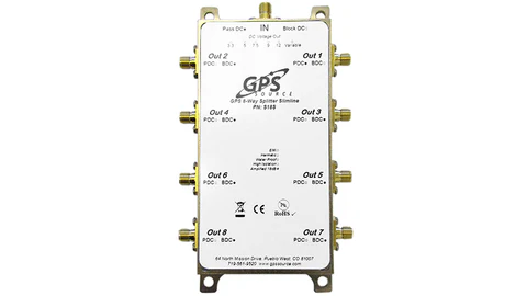 GPS 1x8 Slimline Splitter (S18S-A)